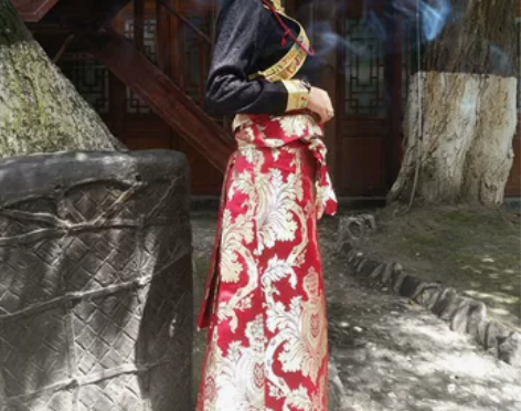 安多姑娘推荐西藏藏族藏服藏装半身裙裹裙民