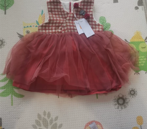 全新带吊牌90码加绒年服马甲裙，和链接里的...