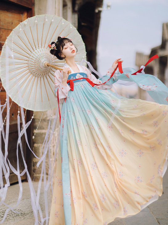 倚梦阁汉服女中国风超仙吹雪原创华服春季新款...