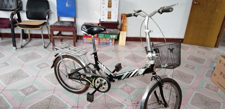 九九新折叠自行车出卖   全新