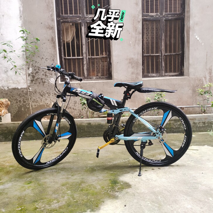 自行车，几乎全新，可变速，适合初中生