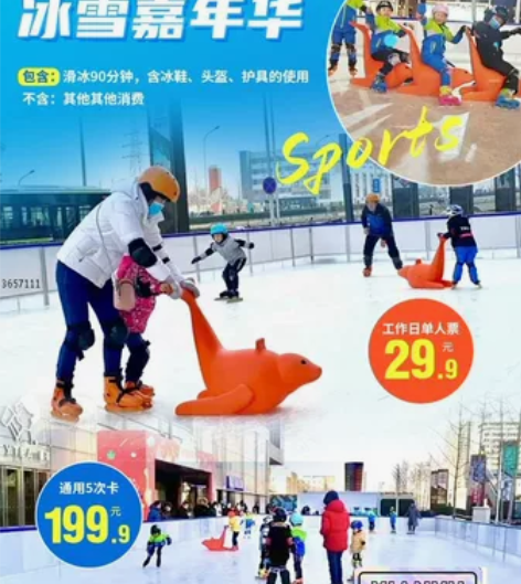 预售秒杀票【向动体育冰雪嘉年华】丰台西局 ...