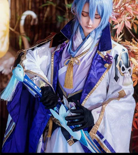 次元依现货神里绫人cosplay服装套装，...