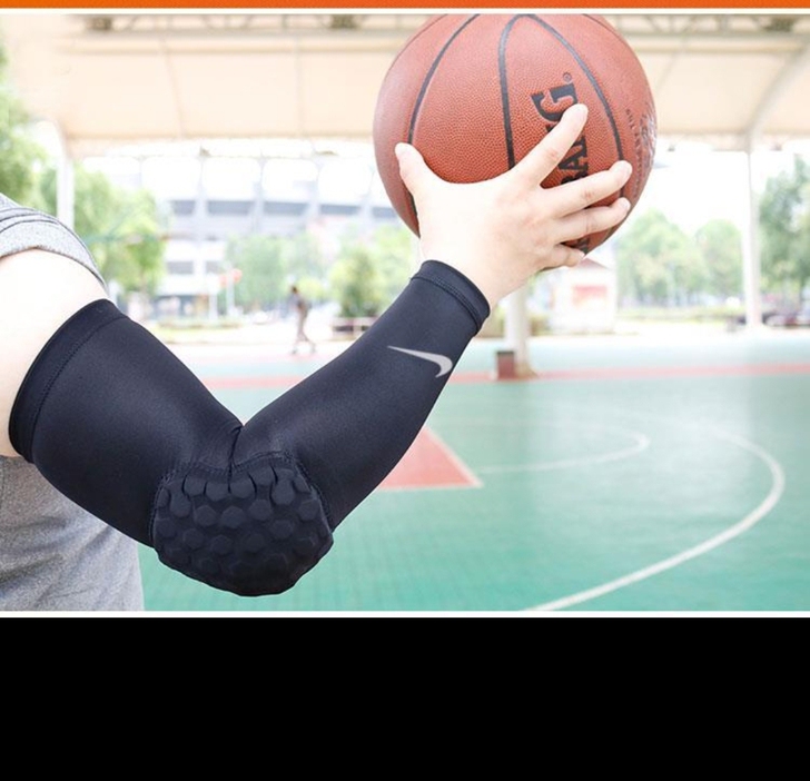 耐克运动护臂男女篮球专业蜂窝护肘关节护具排...