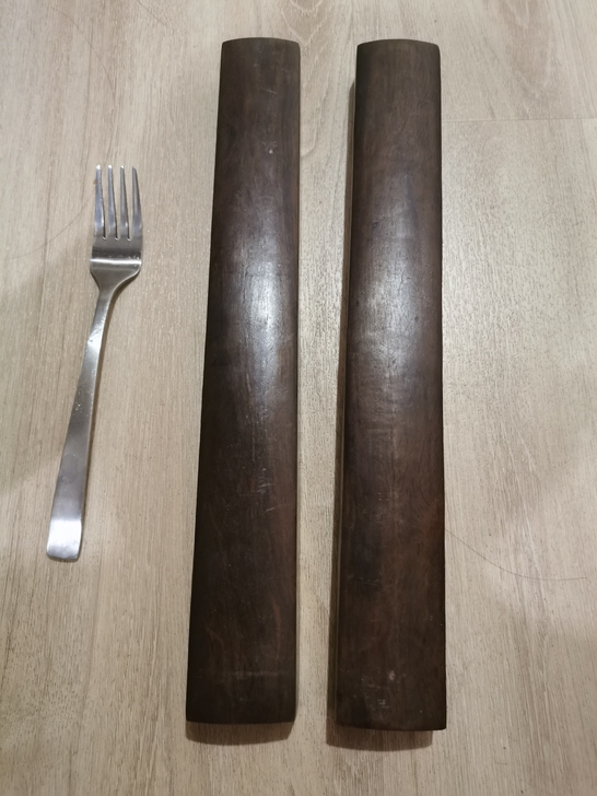 镇尺一对，黑檀材质，闲置转让