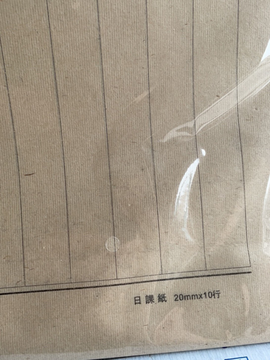 名称：小楷日课纸10行