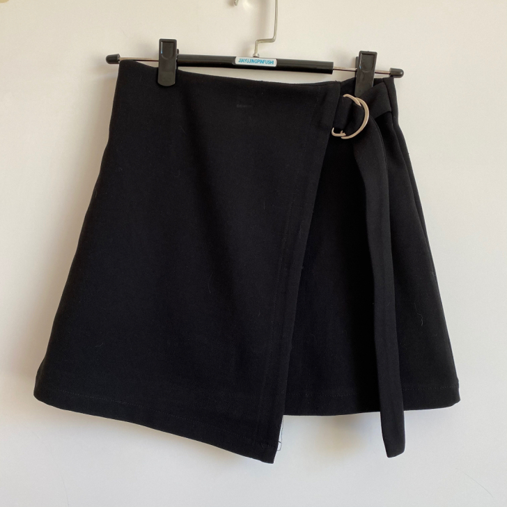 黑色气质短款包臀半身裙女夏季新款时尚a字裙