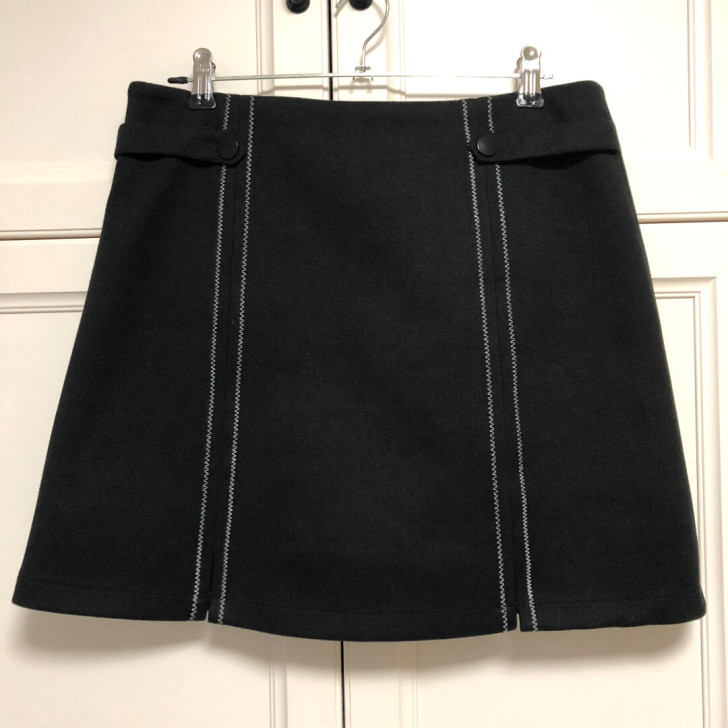 mg小象女秋冬季款半身裙复古港味高腰a字裙...