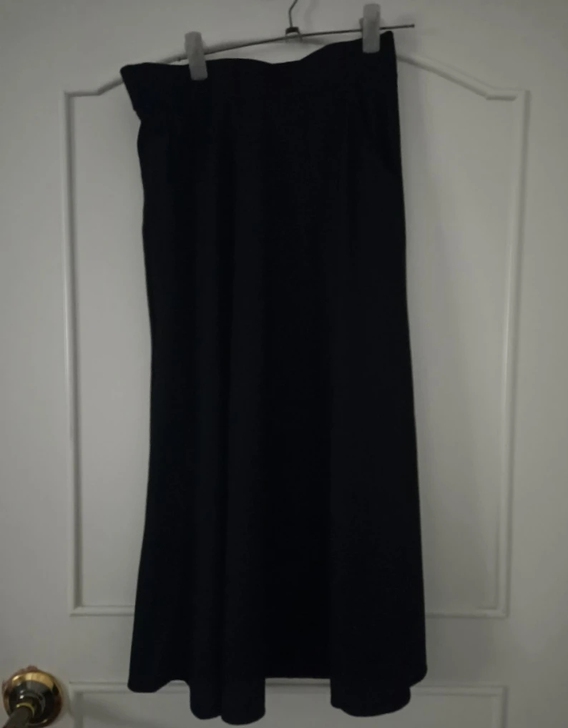 A字裙半身裙长裙春秋夏黑色