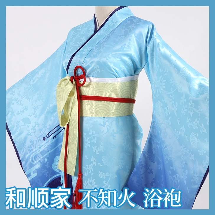 出和顺动漫阴阳师yys不知火浴袍cosL码...