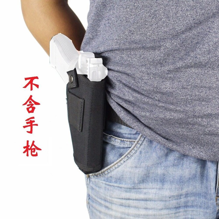 军迷户外玩具手枪战术快拔枪套穿皮带左右通用...