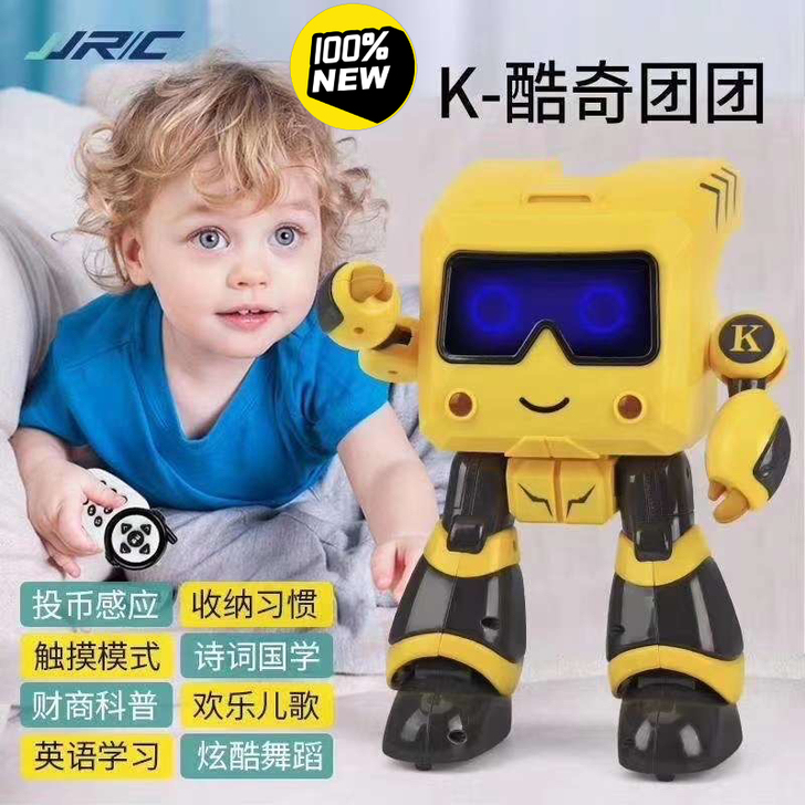 遥控机器人玩具库奇团团智能玩具故事语音英语...