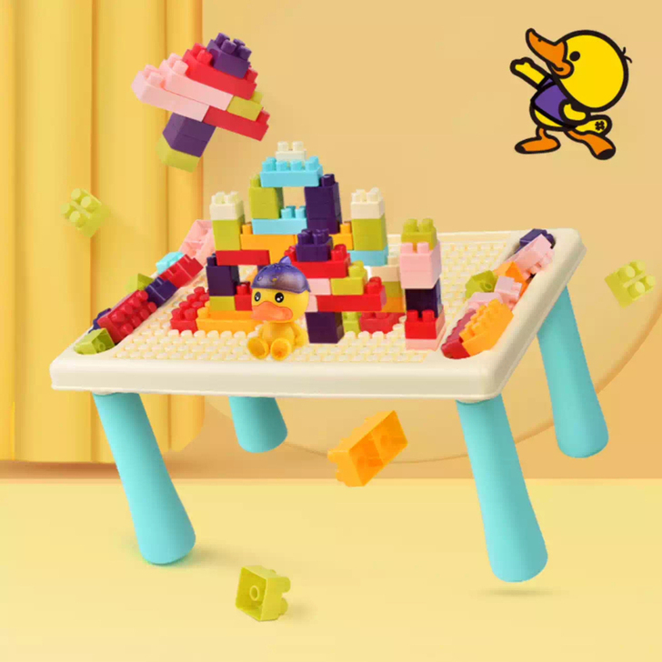 StarryCare鸭嘴兽儿童玩具积木桌子...