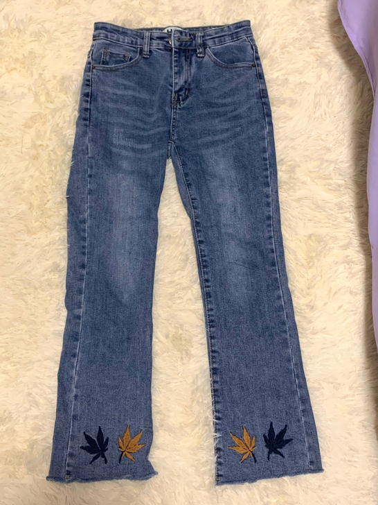 阔腿牛仔裤 15一条 两条包邮