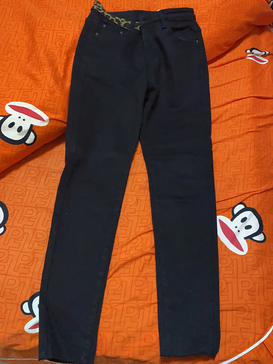 加绒牛仔裤,买来就穿了一次,能穿到120斤,