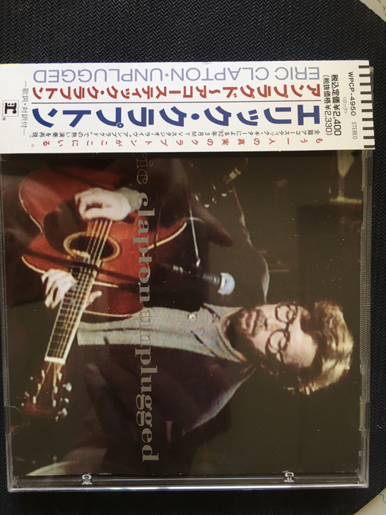 日版带侧标 克莱普顿（不插电现场）