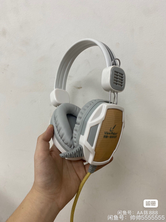 全新网吧咖头戴式耳机耳麦，双3.5mm接口...