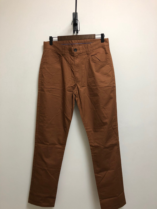 31码 全新正品男啡色夏款修身休闲裤、 男...