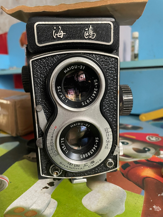 海鸥4B1型 120胶卷老式双反收藏照相机