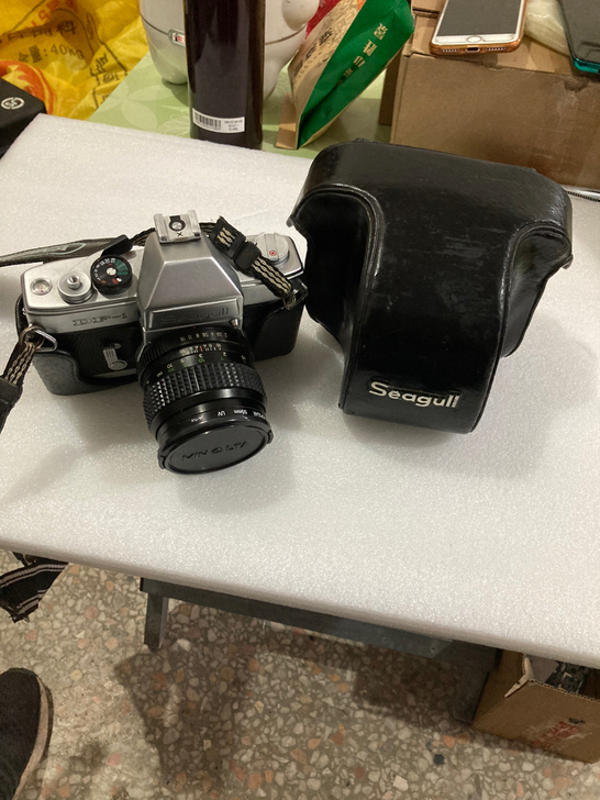 海鸥DF1手动机械单反相机，保护到位、成色...
