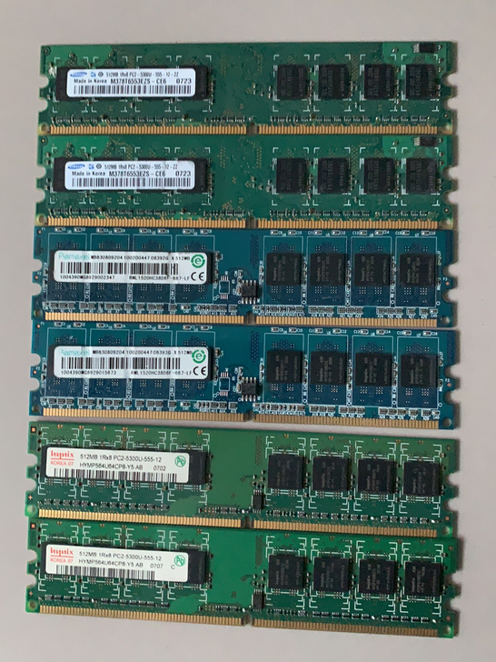 DDR2内存512m内存，电脑双通道对内存...