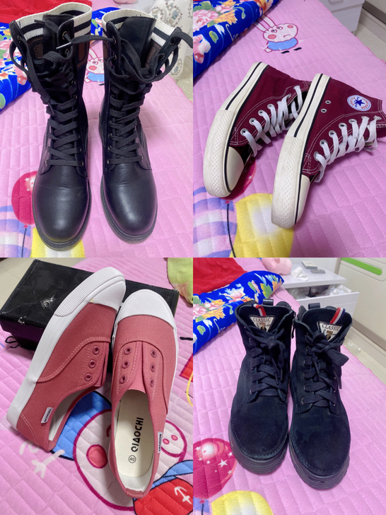 几乎全新匡威大东四季鞋39码4双129元包邮