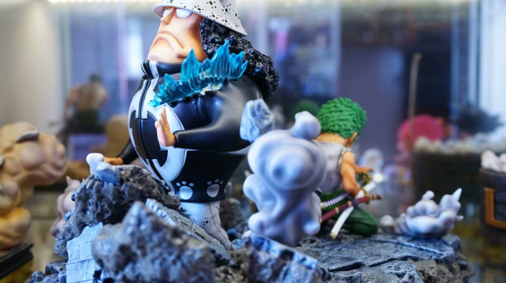 one piece海贼王手办ak工作室索隆...