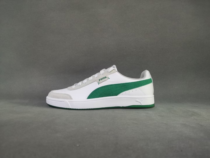 PUMA彪马新款COURT复古麂皮拼接板鞋