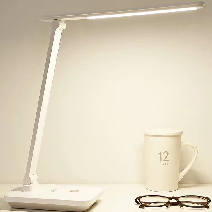 台灯护眼学习灯学生宿舍可充电插电两用折叠式...