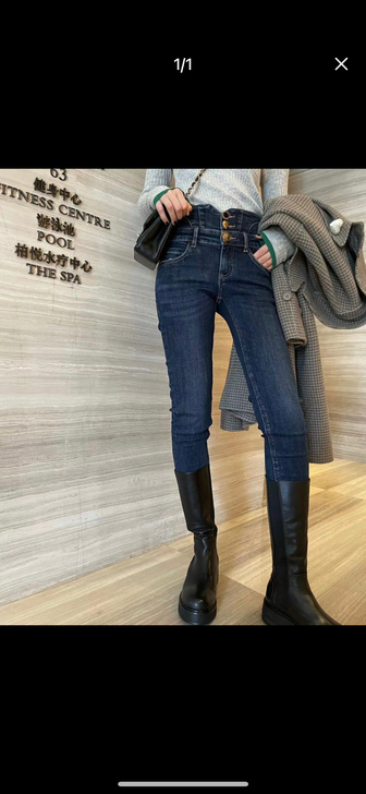 5566叶莎3扣加绒裤子，版型噶嘎好，我的...