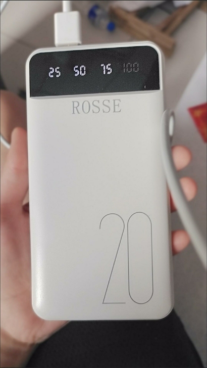 充电宝自带线大容量30000毫安充电宝20...