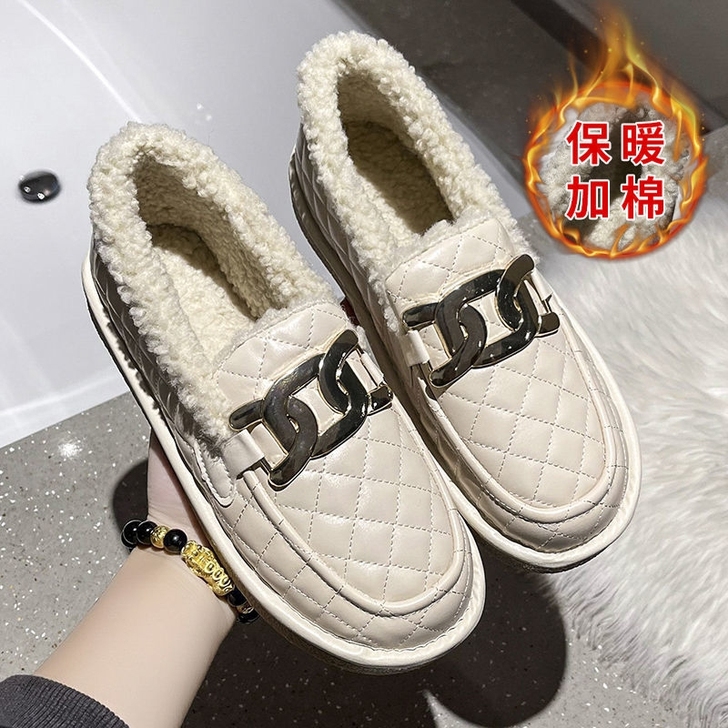 清仓】pu防水豆豆鞋 22.9 包邮