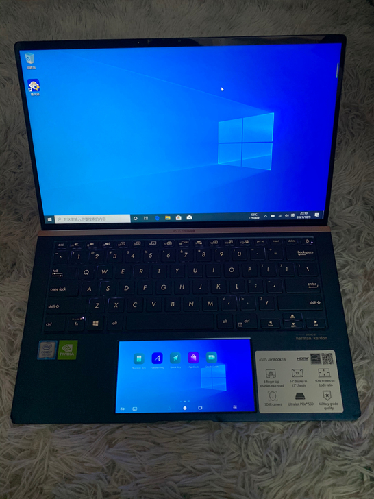 华硕deluxe 灵耀14s 14英寸双屏...