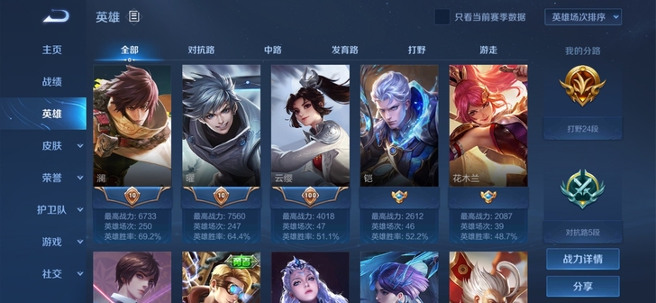 王者荣耀，澜，耀，满铭文冲榜专用