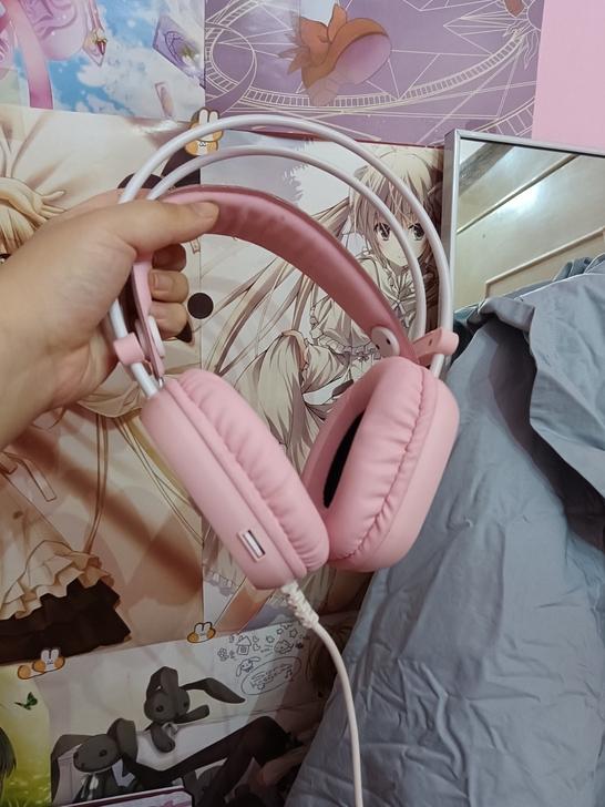 耳机 粉