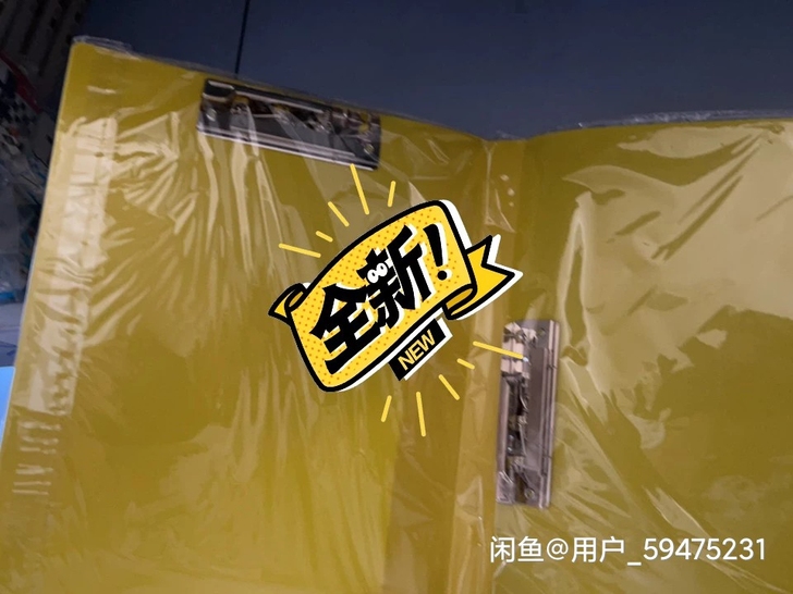 5个齐心文件夹A4单双强力夹办公分类量贩装...