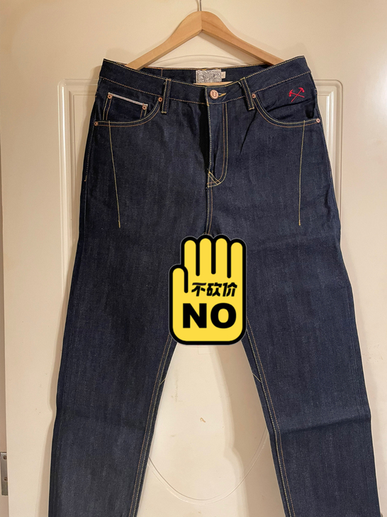 男士牛仔裤#原色牛仔裤 新旧程度 全新!尺...