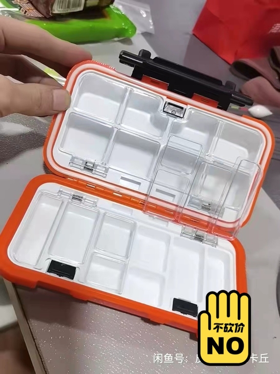 渔具店不干了 全新未使用的路亚工具盒 鱼钩...