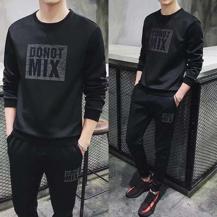 2021新款秋冬季男士大码加绒加厚休闲运动...