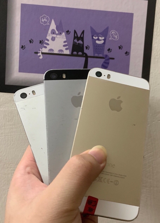 低价处理自用苹果5s64g手机，苹果5s二...