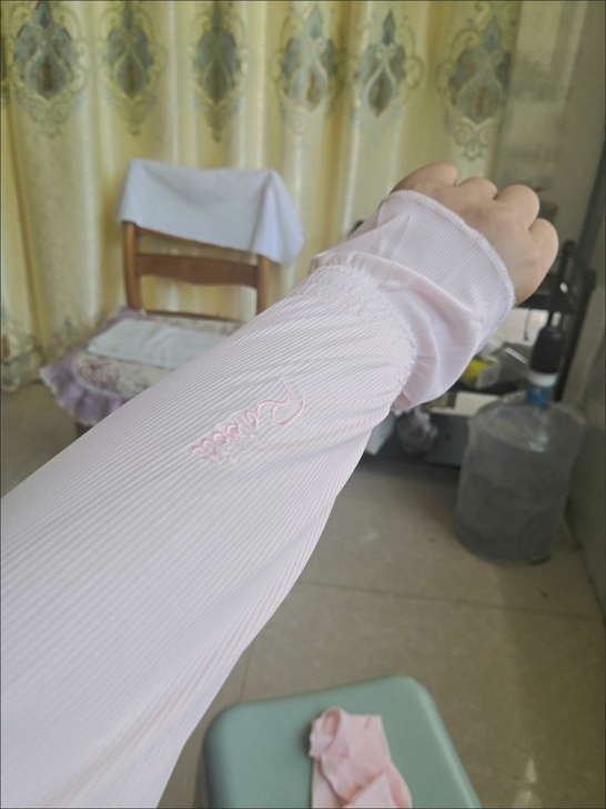 冰薄防晒袖套女防紫外线手袖户外夏长款全新正...