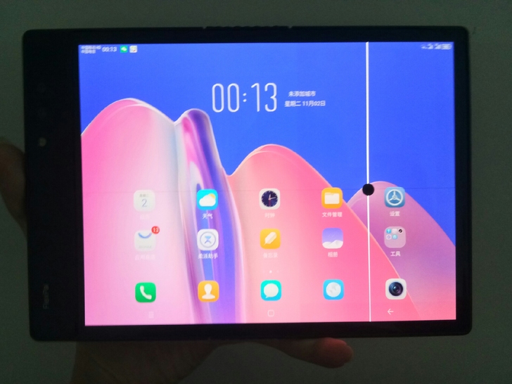 柔宇折叠手机，柔宇柔派（柔宇一代）6+12...