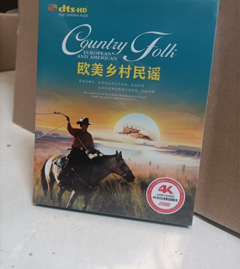 欧美乡村民谣Dvd，一盒里面有两张Dvd光...