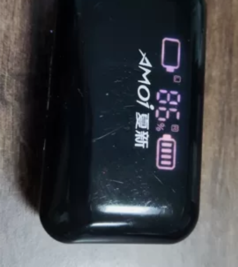 无线蓝牙耳机AMOI F9功能全好，85新...