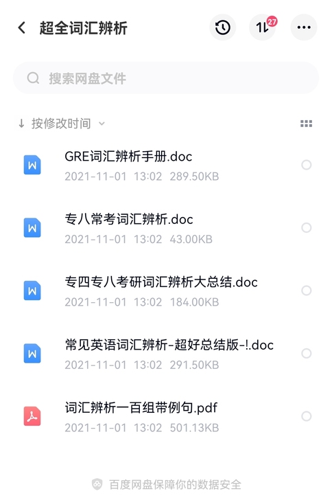 六级考研专四专八GRE超全词汇辨析（pdf）