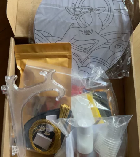 景泰蓝工艺画材料 全新未使用 感兴趣的话点...