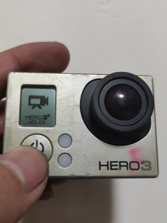Gopro3+运动相机，正常开机，录像键没...
