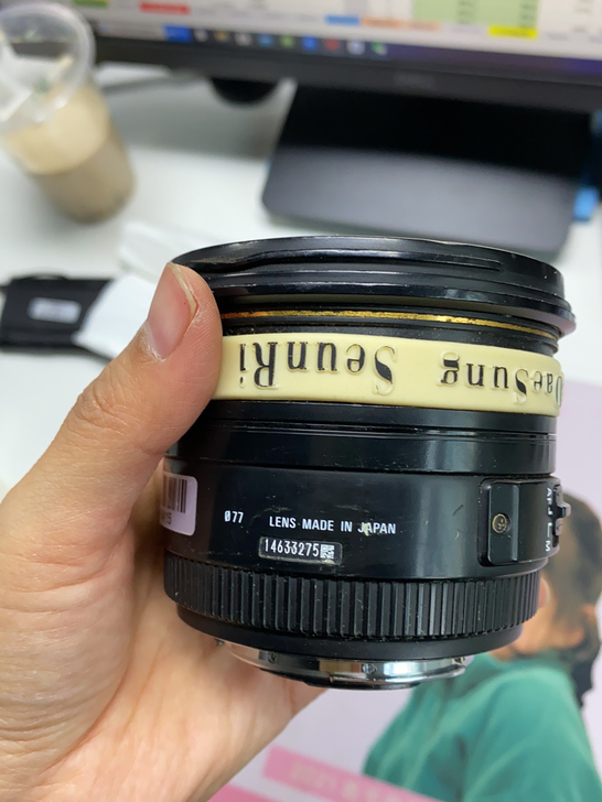适马50mm f1.4成色85新 佳能口，...