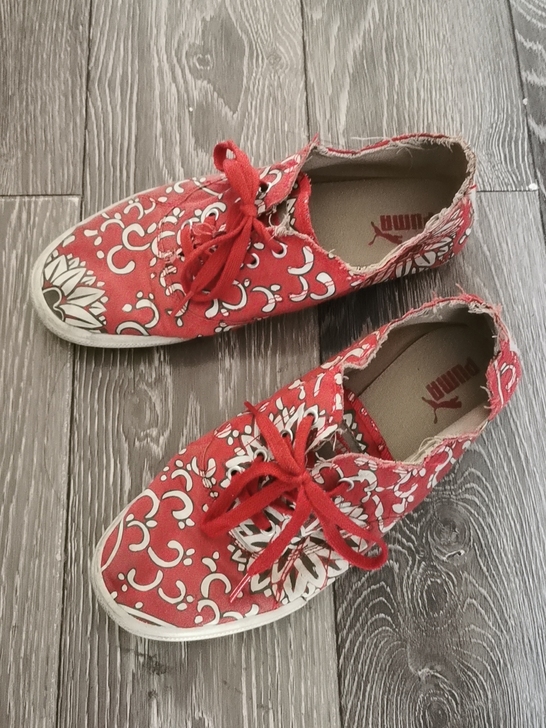 puma彪马平底布鞋，40码，60元
