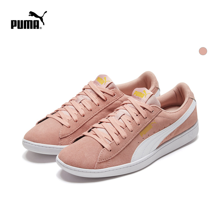 99新PUMA/彪马女鞋粉色绒面复古经典板鞋